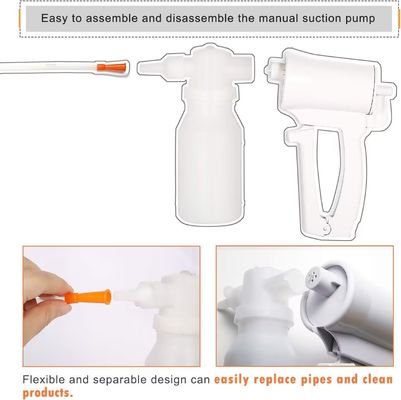 Manual Portable Suction Pump 47.5cm for Travel First Aid