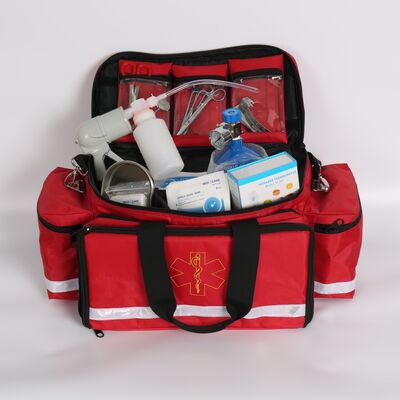 Large Capacity First Aid Ambulance Bag Empty Survival Trauma Aid Kit for Emergency Rescue