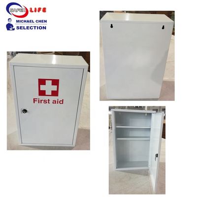 Wall mounted medicine steel metal first aid box for medical equipment